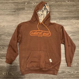 Brown/Camo Natural Gear Hooded Sweatshirt